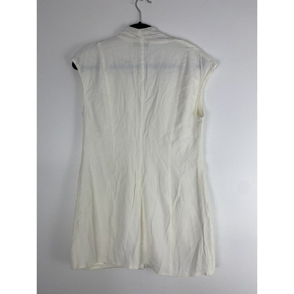 Vintage Laundry by Shelli Segal White Vest/Mini Dress Women's XS/Small Dress - Picture 5 of 5
